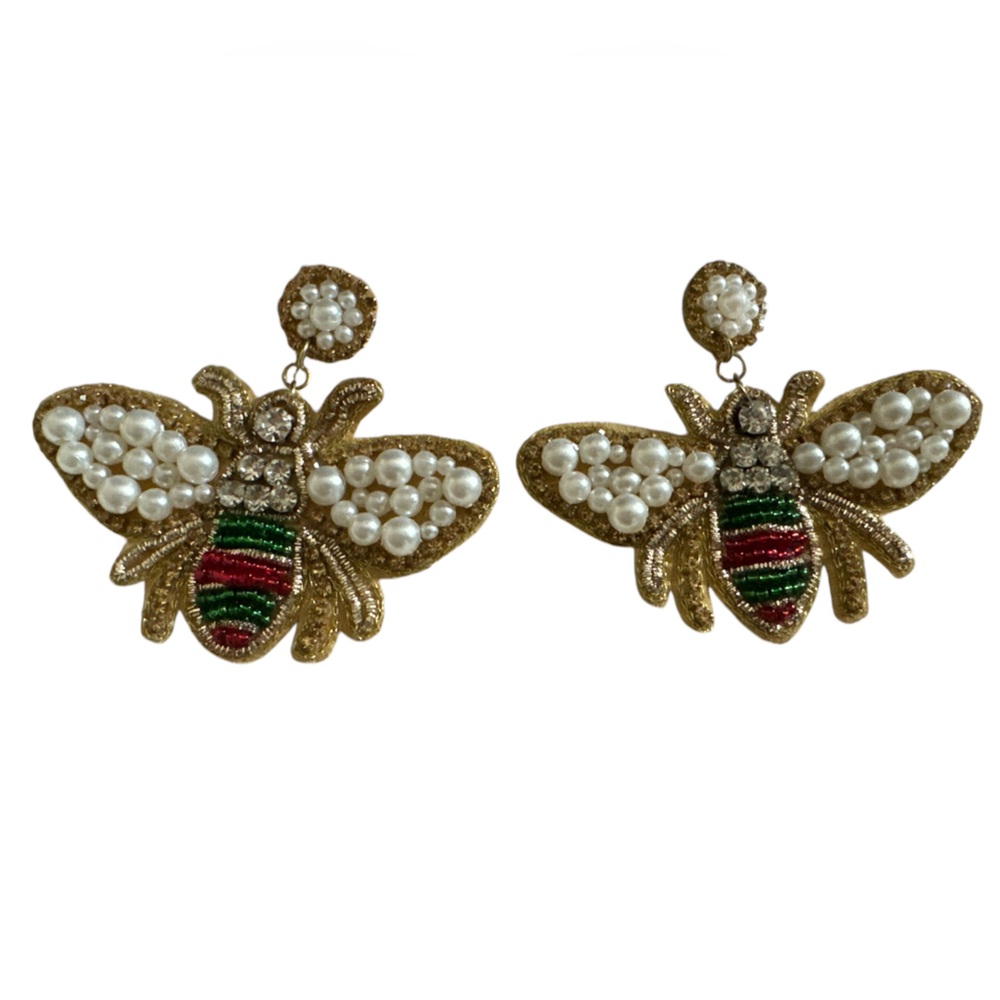 Queen Bee Earrings - Beaded Earrings